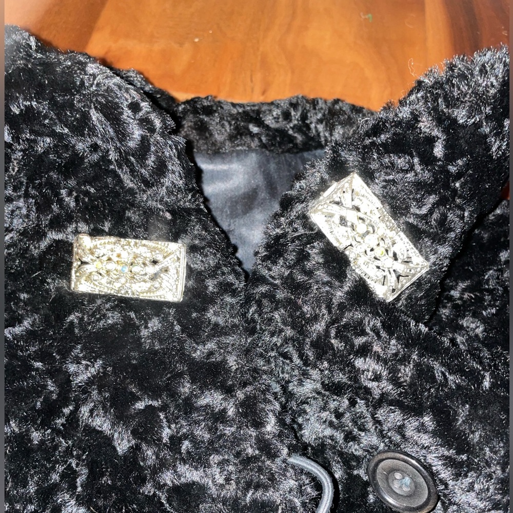 1930s Alaskan Kurl Black Mohair Coat - image 6